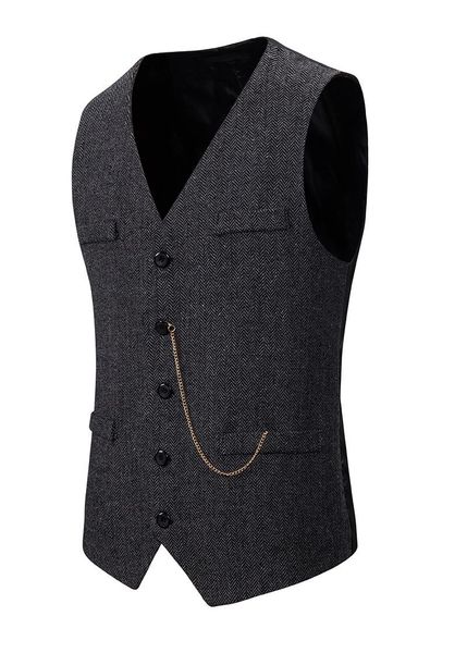 men's vests mens suit vest men wool herringbone tweed waistcoat casual formal business groomman for wedding gilet costume homme xxl, Black;white
men's vests mens suit vest men wool herringbone tweed waistcoat casual formal business groomman for wedding gilet costume homme xxl, Black;white