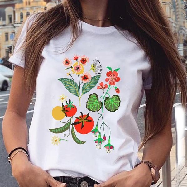 graphic flower printing plant women t shirts 90s trend spring summer fashion aesthetic print female clothes tees shirt, White
graphic flower printing plant women t shirts 90s trend spring summer fashion aesthetic print female clothes tees shirt, White