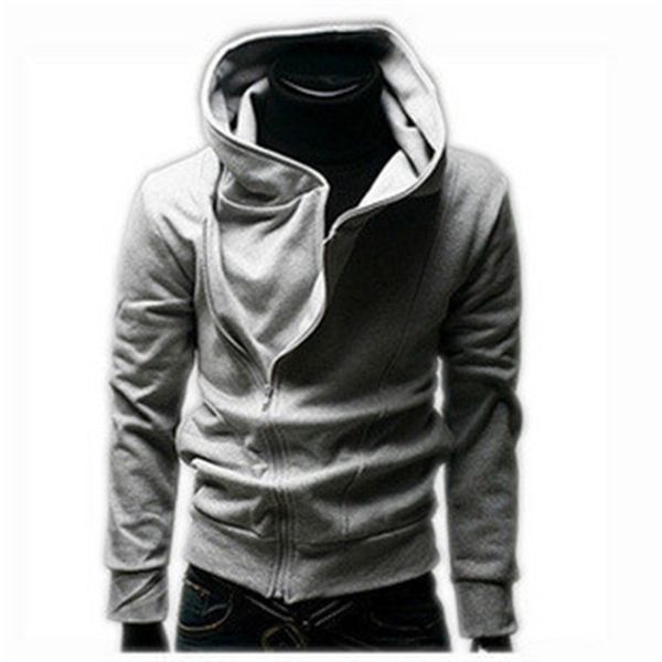 autumn and winter men's slant hoodies zipper hooded sweater solid color long sleeve sports coat, Black
autumn and winter men's slant hoodies zipper hooded sweater solid color long sleeve sports coat, Black