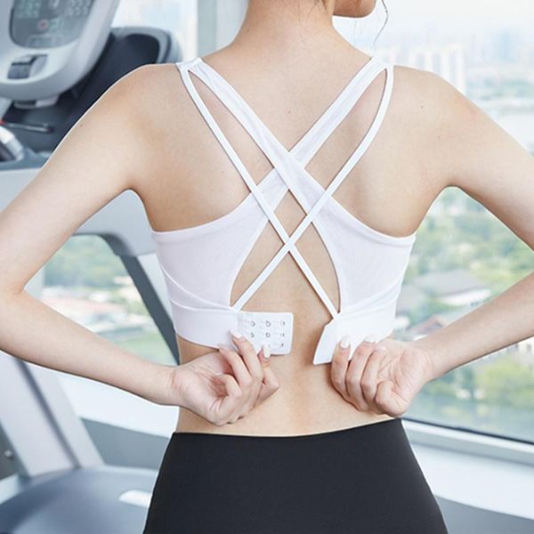 yoga outfit women cross back sports bra crop fabric nylon thin straps gym solid color sport wear outdoor active bras
yoga outfit women cross back sports bra crop fabric nylon thin straps gym solid color sport wear outdoor active bras