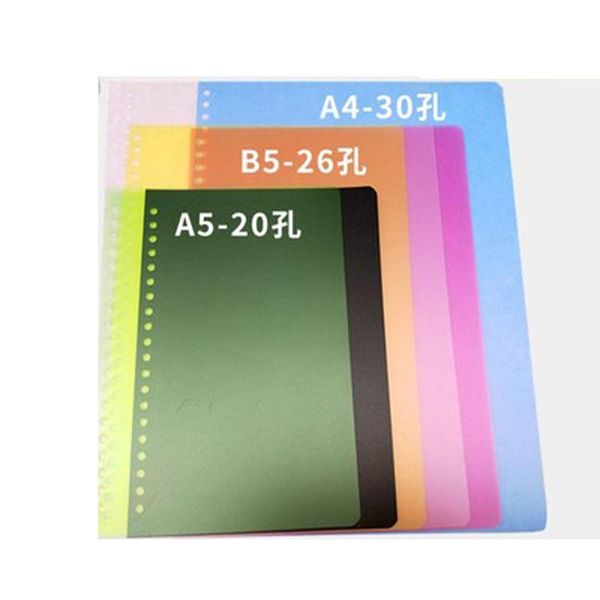 sheets a4 a5 b5 notebook page binder candy color pp loose-leaf cover 30 26 20 hole index divider separator accessory notepads, Purple;pink
sheets a4 a5 b5 notebook page binder candy color pp loose-leaf cover 30 26 20 hole index divider separator accessory notepads, Purple;pink