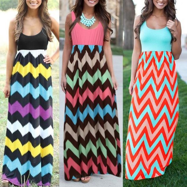 casual dresses womens dress striped long boho lady beach summer sundrss maxi party girls sleeveless vestidos, Black;gray
casual dresses womens dress striped long boho lady beach summer sundrss maxi party girls sleeveless vestidos, Black;gray
