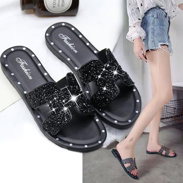 slippers summer shiny ladies flip flop girls ins rhinestone slides women flat shoes black beach mules
slippers summer shiny ladies flip flop girls ins rhinestone slides women flat shoes black beach mules