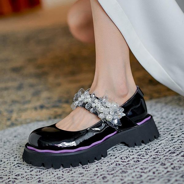 dress shoes platform mary jane women's loafers 2021 spring pumps lolita autumn designer heels woman moccasins platforms, Black
dress shoes platform mary jane women's loafers 2021 spring pumps lolita autumn designer heels woman moccasins platforms, Black