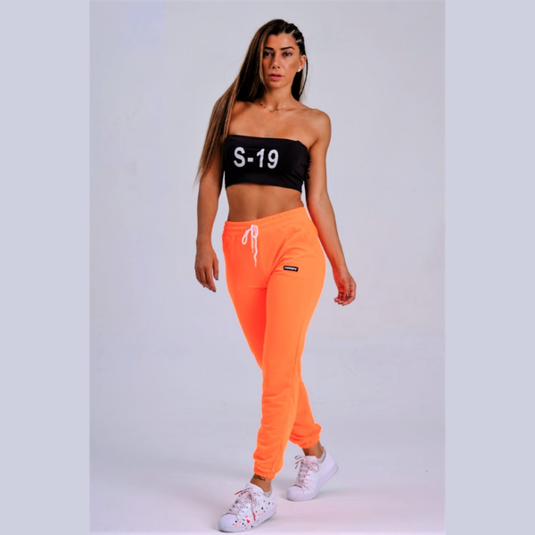 women's pants & capris women fluorescent orange pocket elastic jogger knitted seasonal sweatpants, Black;white
women's pants & capris women fluorescent orange pocket elastic jogger knitted seasonal sweatpants, Black;white