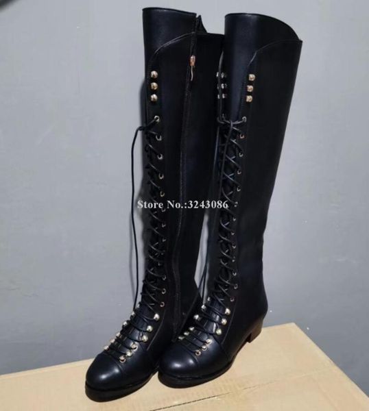 boots woman black leather lace-up flat long cross tied real pos knee high lady design comfortable snow
boots woman black leather lace-up flat long cross tied real pos knee high lady design comfortable snow
