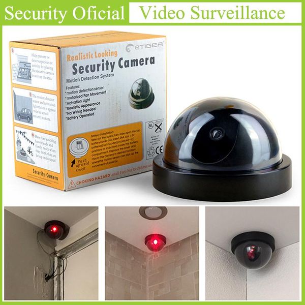 indoor fake camera simulation burglar alarms deter thieves dummy dome monitor red flash light security ip cameras
indoor fake camera simulation burglar alarms deter thieves dummy dome monitor red flash light security ip cameras