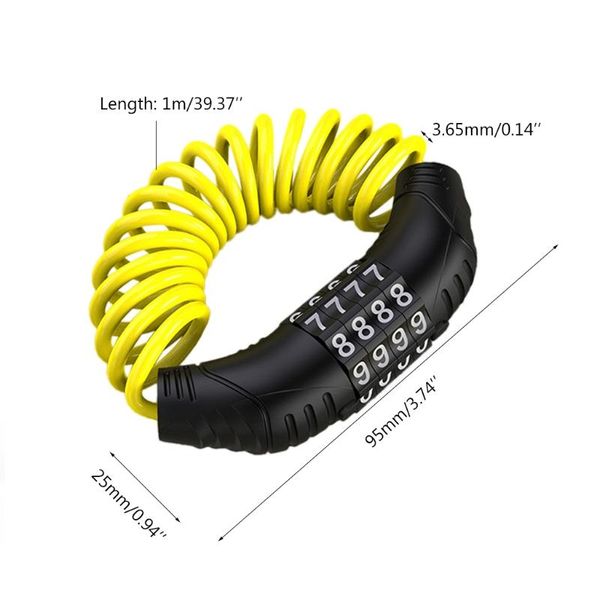 bike locks a69a durable password bicycle anti-theft helmet lock for scooter motorcycle portable mtb road cable
bike locks a69a durable password bicycle anti-theft helmet lock for scooter motorcycle portable mtb road cable