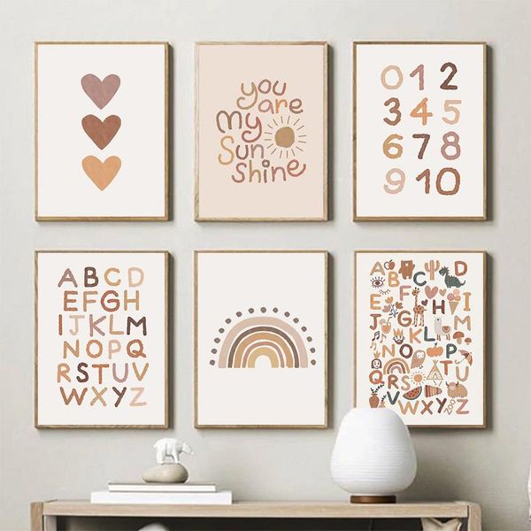 paintings abc poster sunshine canvas painting rainbow print nursery wall art prints boho pictures for kids room posters decoration
paintings abc poster sunshine canvas painting rainbow print nursery wall art prints boho pictures for kids room posters decoration