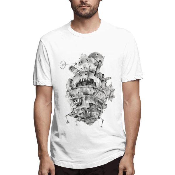 men's t-shirts howls miyazaki hayao moving castle 2 anime manga funny tees short sleeve crewneck t-shirt pure cotton unique clothes, White;black
men's t-shirts howls miyazaki hayao moving castle 2 anime manga funny tees short sleeve crewneck t-shirt pure cotton unique clothes, White;black