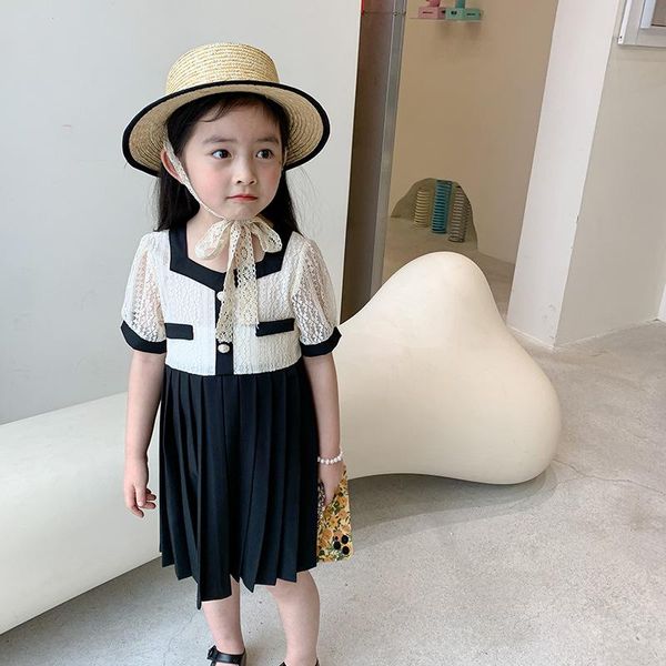 baby girl dress 2021 summer short-sleeved stitching banquet little fragrance style princess girl's dresses, Red;yellow
baby girl dress 2021 summer short-sleeved stitching banquet little fragrance style princess girl's dresses, Red;yellow