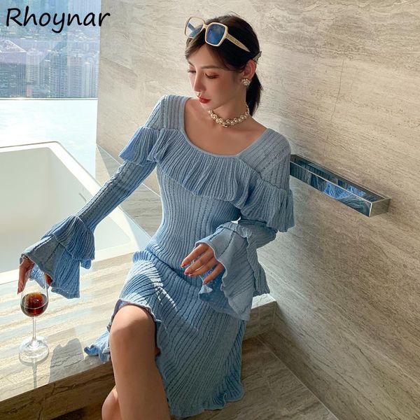 casual dresses women knitting french style tender ladies slim girl solid vintage butterfly-sleeve ruffles square collar, Black;gray
casual dresses women knitting french style tender ladies slim girl solid vintage butterfly-sleeve ruffles square collar, Black;gray