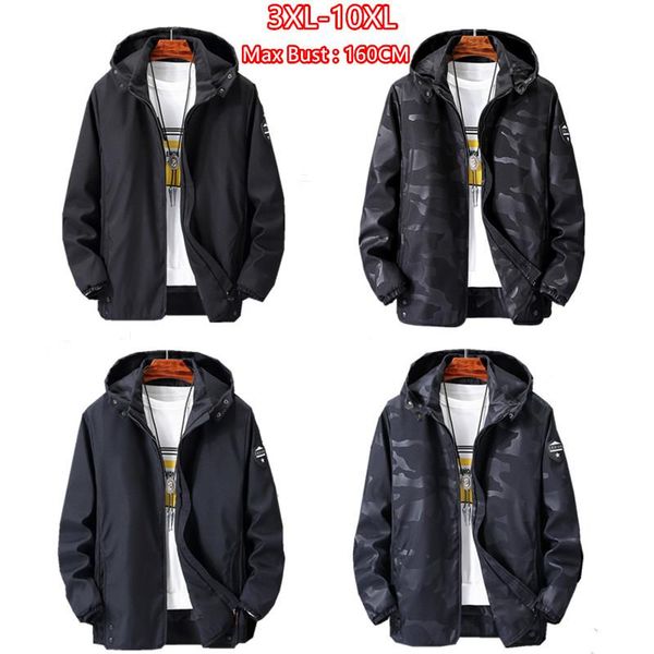 men's jackets windproof outdoor men black camouflage plus size 6xl 7xl 8xl 10xl loose hoodies autumn hooded man camo coats clothing, Black;brown
men's jackets windproof outdoor men black camouflage plus size 6xl 7xl 8xl 10xl loose hoodies autumn hooded man camo coats clothing, Black;brown