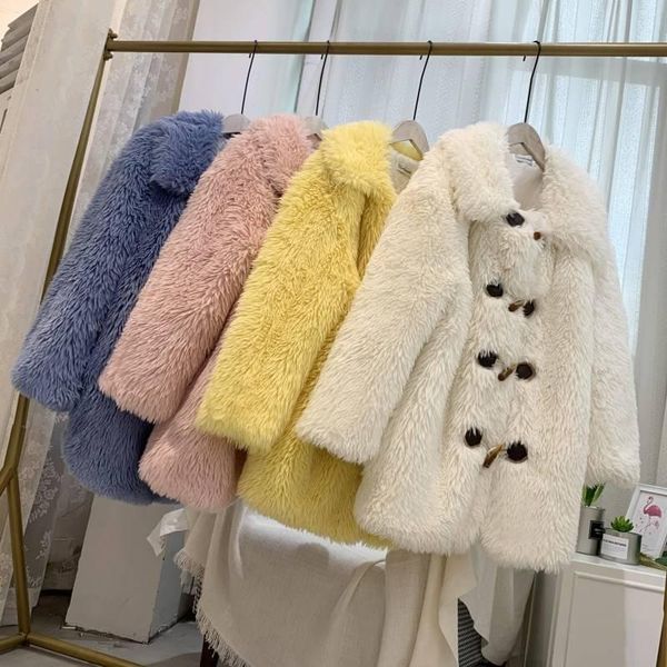 women's fur & faux winter jacket for women fashion coat female plush warm ladies thick long sleeve outerwear, Black
women's fur & faux winter jacket for women fashion coat female plush warm ladies thick long sleeve outerwear, Black