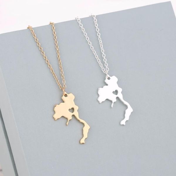 pendant necklaces thailand map necklace earth day gift for friends heart pendants outdoor, Silver
pendant necklaces thailand map necklace earth day gift for friends heart pendants outdoor, Silver