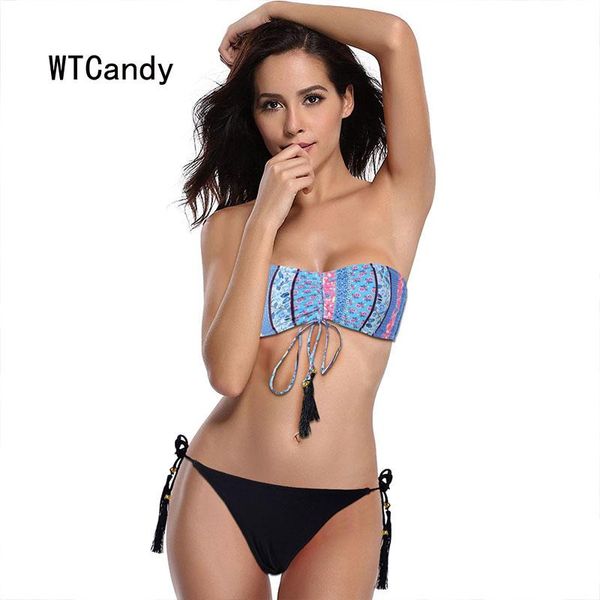 women's swimwear wtcandy 2021 print vintage tassels bikini micro biquini bandage fringe bandeau retro swimsuit beach bathing suit, White;black
women's swimwear wtcandy 2021 print vintage tassels bikini micro biquini bandage fringe bandeau retro swimsuit beach bathing suit, White;black
