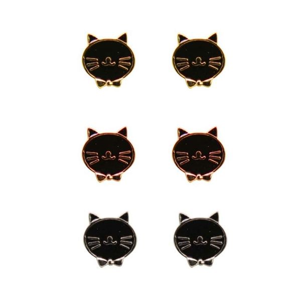 summer fashion personality simple and cute cat earrings female temperament gold stud, Golden;silver
summer fashion personality simple and cute cat earrings female temperament gold stud, Golden;silver