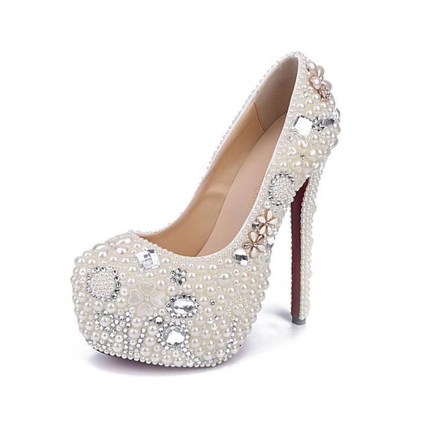 dress shoes pearl diamond wedding crystal platform super high heel pumps for brides thin heels handmade fashion bridesmaid, Black
dress shoes pearl diamond wedding crystal platform super high heel pumps for brides thin heels handmade fashion bridesmaid, Black