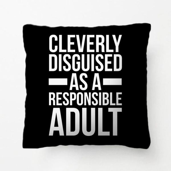 disguised responsible funny quote throw pillows decorative cushion cover pillow case customize gift by lvsure pillowcase cushion/decor
disguised responsible funny quote throw pillows decorative cushion cover pillow case customize gift by lvsure pillowcase cushion/decor