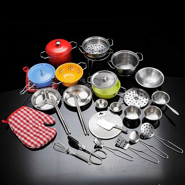 kids house play kitchen toys stainless steel cookware cooking set simulation for children pretend role game
kids house play kitchen toys stainless steel cookware cooking set simulation for children pretend role game