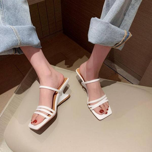 slippers 2021 women summer shoes square toe wedge sandals solid narrow band outside for concise mordern, Black
slippers 2021 women summer shoes square toe wedge sandals solid narrow band outside for concise mordern, Black