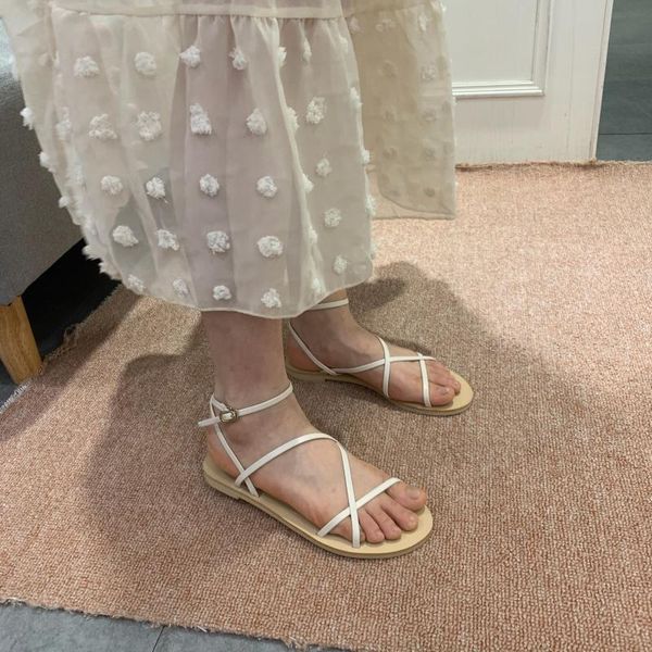 sandals beach strappy 2021 summer fashion roman style leisure outdoor footwear buckle strap flat cross-tied female shoes, Black
sandals beach strappy 2021 summer fashion roman style leisure outdoor footwear buckle strap flat cross-tied female shoes, Black