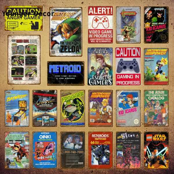 alert video game cartridge metal tin signs caution gamer at work retro poster wall decor for house home room alert plaque yi-1241
alert video game cartridge metal tin signs caution gamer at work retro poster wall decor for house home room alert plaque yi-1241