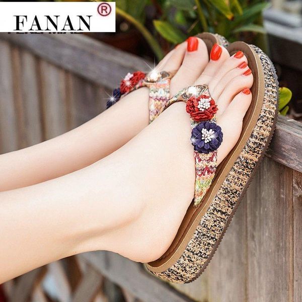 women slippers handmade flowers summer casual shoes beach non-slip clip foot slides flat flip flops, Black
women slippers handmade flowers summer casual shoes beach non-slip clip foot slides flat flip flops, Black