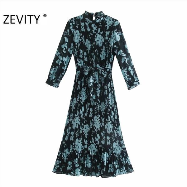 women vintage flower print bow sashes pleated midi dress femme ruffles o neck vestido chic casual slim dresses ds4485 210420, Black;gray
women vintage flower print bow sashes pleated midi dress femme ruffles o neck vestido chic casual slim dresses ds4485 210420, Black;gray