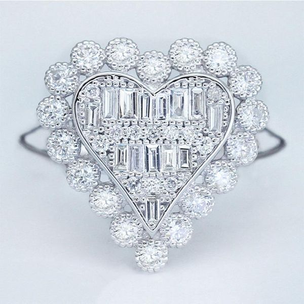 hyperbole big heart luxury inlaid crystal zircon stone women ring bling cocktail party engagement wedding rings, Slivery;golden
hyperbole big heart luxury inlaid crystal zircon stone women ring bling cocktail party engagement wedding rings, Slivery;golden