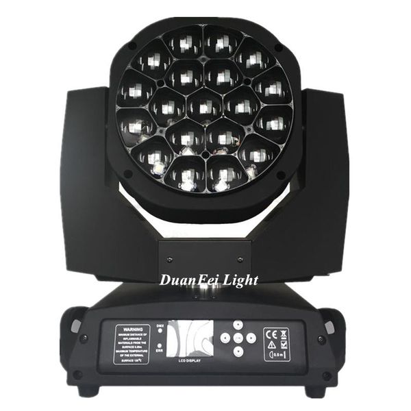 effects 4pieces 19x15w big bee eyes moving head rgbw 4in1 led zoom lyre b-eye
effects 4pieces 19x15w big bee eyes moving head rgbw 4in1 led zoom lyre b-eye