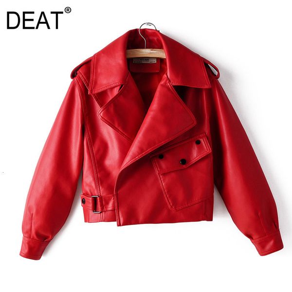 spring products fashion retro lapel long sleeve short pu leather washed jacket pa785 210421, Black;brown
spring products fashion retro lapel long sleeve short pu leather washed jacket pa785 210421, Black;brown