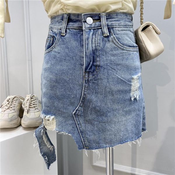 skirts irregular frayed edges denim skirt women anti-exposure package hip short 2021 summer girls ladies hole ripped jean, Black
skirts irregular frayed edges denim skirt women anti-exposure package hip short 2021 summer girls ladies hole ripped jean, Black