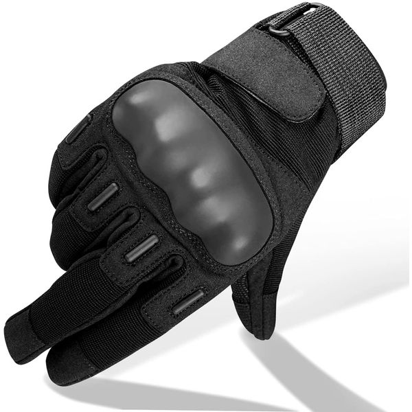 men's iconic tactical military hard knuckle protected glove touchscreen combat hunting motorcycle outdoor gloves, Black
men's iconic tactical military hard knuckle protected glove touchscreen combat hunting motorcycle outdoor gloves, Black