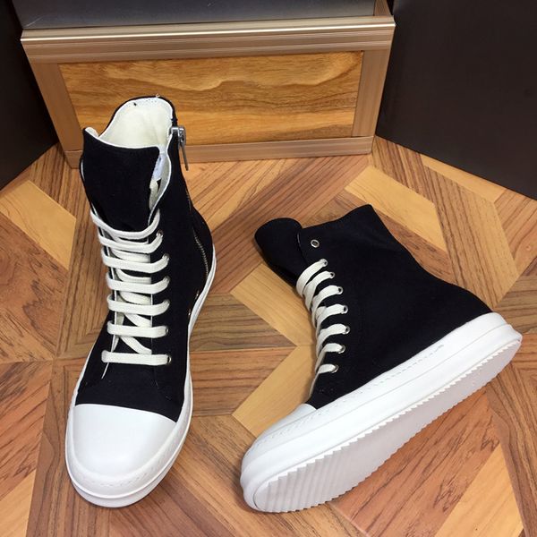 good quality men women casual boots outdoor rick technology canvas trainers owens fashion pairs outdoors platform trainer sneaker283i, Black
good quality men women casual boots outdoor rick technology canvas trainers owens fashion pairs outdoors platform trainer sneaker283i, Black