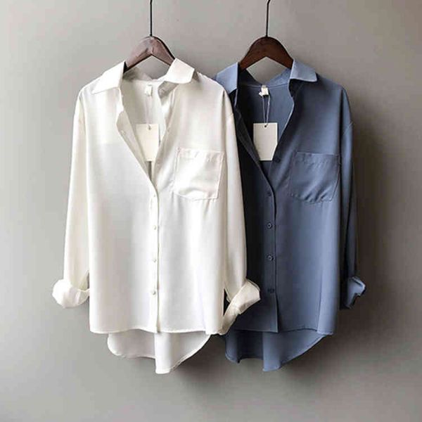 women's blouses & shirts colorfaith women spring summer blouse casual oversize fashionable pockets elegant office lady long bl0895 llq, White
women's blouses & shirts colorfaith women spring summer blouse casual oversize fashionable pockets elegant office lady long bl0895 llq, White
