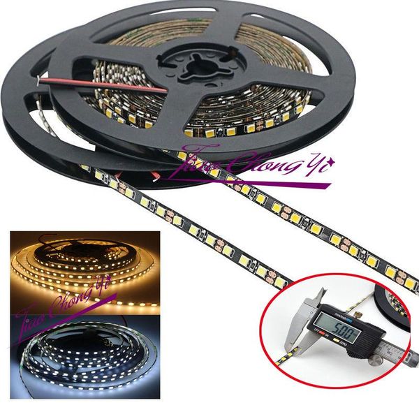 5mm width 2835 smd black pcb flexible led strip light 12v dc 120leds/m 5m white strips
5mm width 2835 smd black pcb flexible led strip light 12v dc 120leds/m 5m white strips