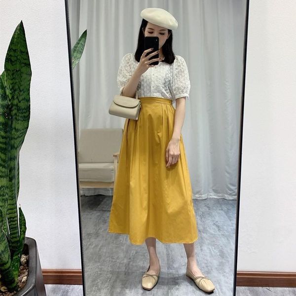 skirts 2021 summer arrivals 7 colors simple elastic high waist slim all-match casual western women a-line long skirt, Black
skirts 2021 summer arrivals 7 colors simple elastic high waist slim all-match casual western women a-line long skirt, Black