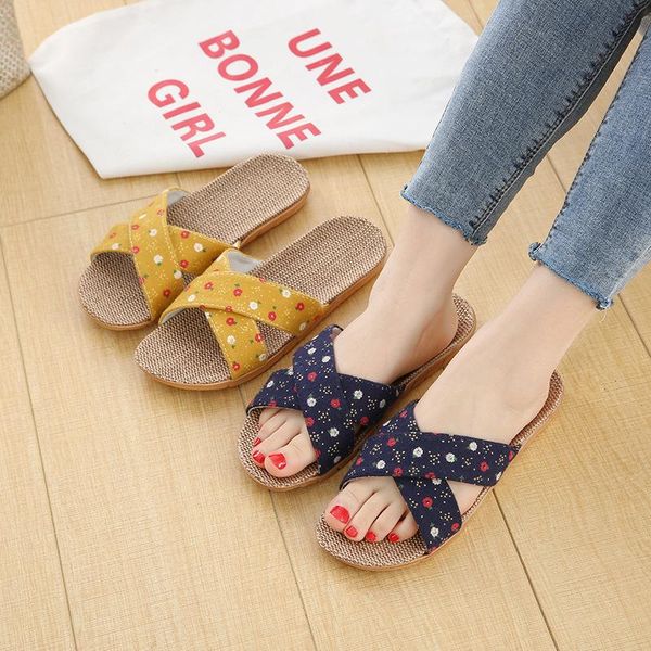 slippers 2021 women flax summer indoor shoes home slipper woman open toe linen belt slides female sandals flowers flip flops, Black
slippers 2021 women flax summer indoor shoes home slipper woman open toe linen belt slides female sandals flowers flip flops, Black