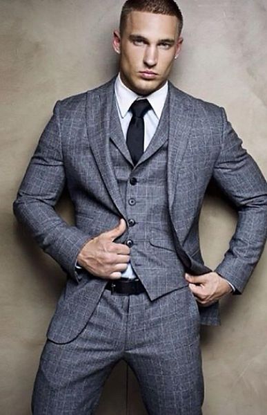 men's suits & blazers 3 pieces men suits&blazer+pant+vest plaid formal tuxedos custom made gentleman wedding, White;black
men's suits & blazers 3 pieces men suits&blazer+pant+vest plaid formal tuxedos custom made gentleman wedding, White;black