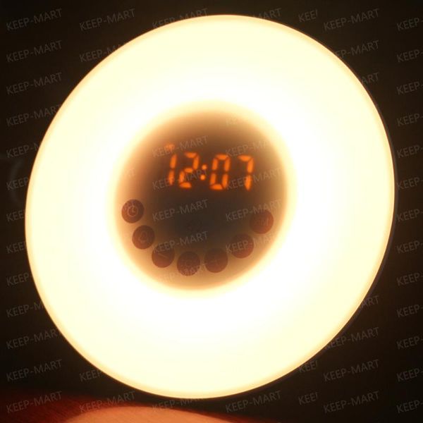 wake up light alarm clock sunrise/sunset simulation luminous digital with fm radio night touch control table clocks other & accessories
wake up light alarm clock sunrise/sunset simulation luminous digital with fm radio night touch control table clocks other & accessories