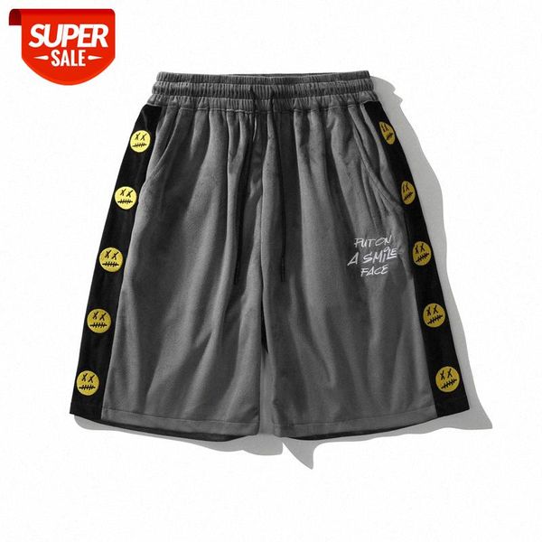hip-hop velvet smiley face string embroidery shorts men's street loose casual five-point pants #kp3n, Black
hip-hop velvet smiley face string embroidery shorts men's street loose casual five-point pants #kp3n, Black