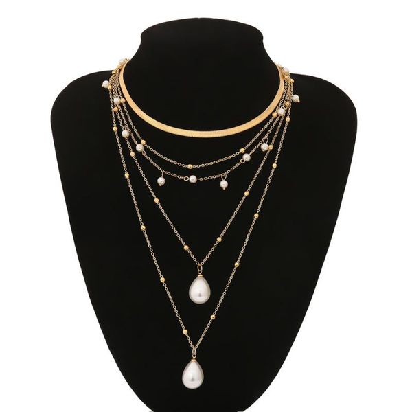 punk hip hop multi layer imitaiton pearl chains beads line pendant necklace for women 2021 fashion jewelry, Silver
punk hip hop multi layer imitaiton pearl chains beads line pendant necklace for women 2021 fashion jewelry, Silver