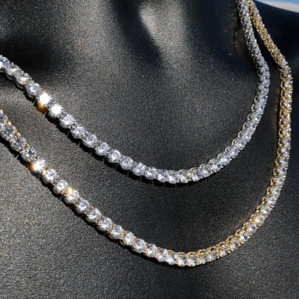 fashion jewelry graduated tennis designer single ice chain necklace crystal luxury diamond titanium steel european and american street hip h, Black
fashion jewelry graduated tennis designer single ice chain necklace crystal luxury diamond titanium steel european and american street hip h, Black