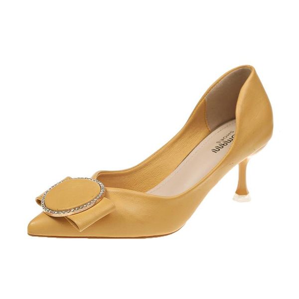 dress shoes solid leather women woman pumps ol slip on shallow thin high heels casual sweet crystal metal buckle boat, Black
dress shoes solid leather women woman pumps ol slip on shallow thin high heels casual sweet crystal metal buckle boat, Black