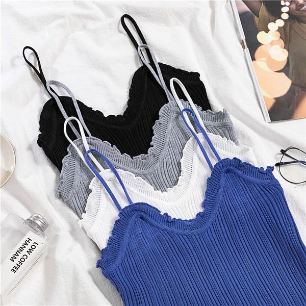 women's tanks & camis jinkazi knitting tank 2021 summer style wooden ear edge small sling wear slim fit with knitted t-shirt, White
women's tanks & camis jinkazi knitting tank 2021 summer style wooden ear edge small sling wear slim fit with knitted t-shirt, White