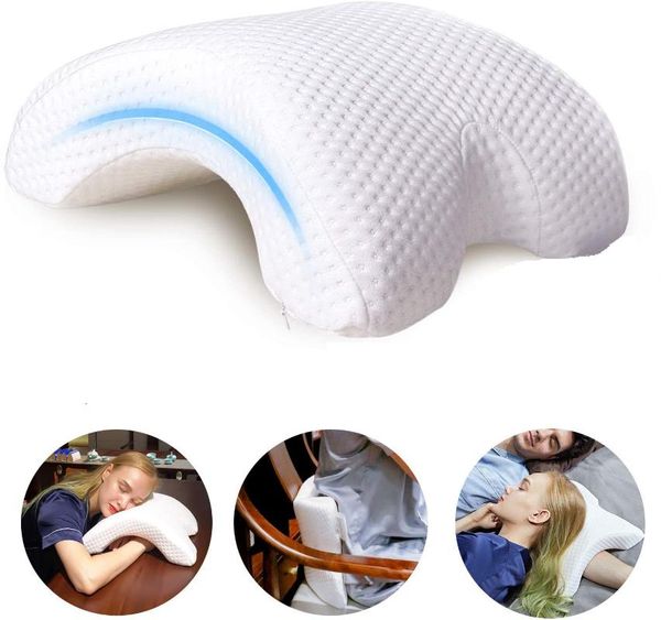 arch curved memory foam sleeping neck cervical pillow with hollow design arm rest hand pillows for couple
arch curved memory foam sleeping neck cervical pillow with hollow design arm rest hand pillows for couple