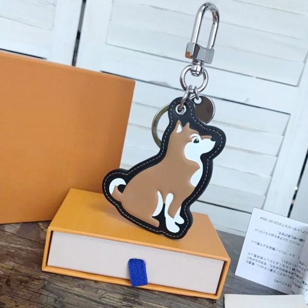designer keychains chai dog keychain luxury design calfskin leather key chain laser embossed logo bag pendants with box, Silver
designer keychains chai dog keychain luxury design calfskin leather key chain laser embossed logo bag pendants with box, Silver