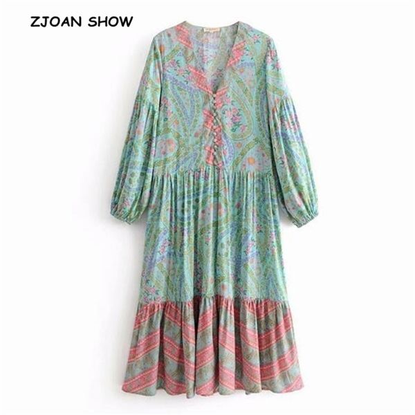 bohemian open buttons deep v neck location floral print dress ethnic woman long sleeve ruffles maxi beach swing dresses 210429, Black;gray
bohemian open buttons deep v neck location floral print dress ethnic woman long sleeve ruffles maxi beach swing dresses 210429, Black;gray
