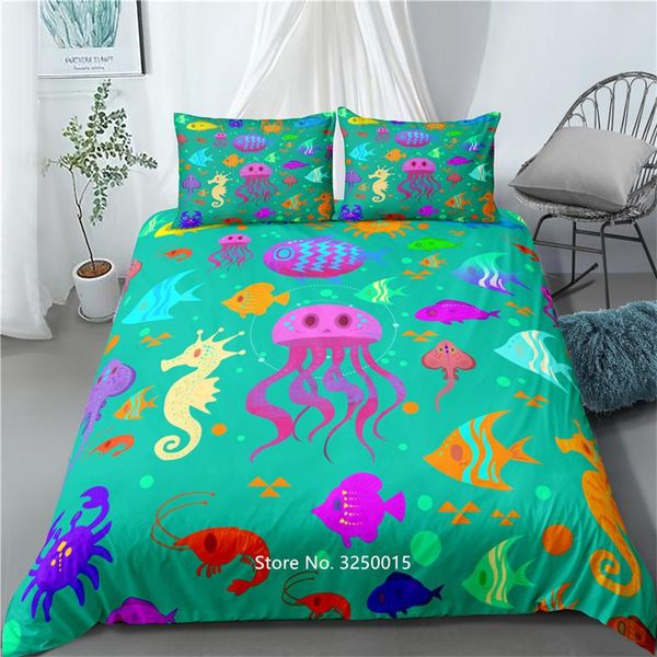 bedding sets cartoon marine creatures quilt cover pillowcase green blue 2-3 jellyfish seahorse fish dolphin crab pattern
bedding sets cartoon marine creatures quilt cover pillowcase green blue 2-3 jellyfish seahorse fish dolphin crab pattern